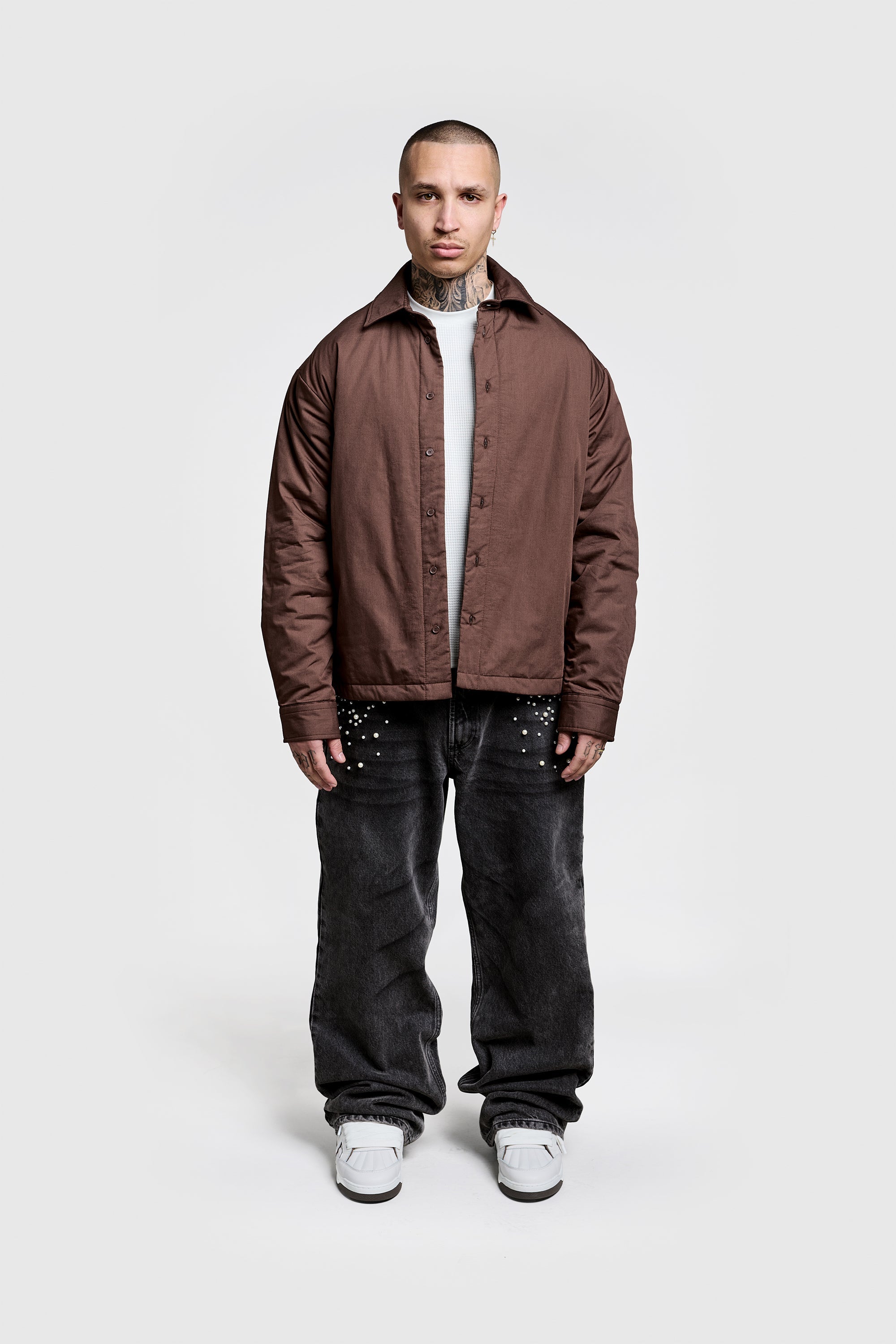 Wattiertes Überhemd