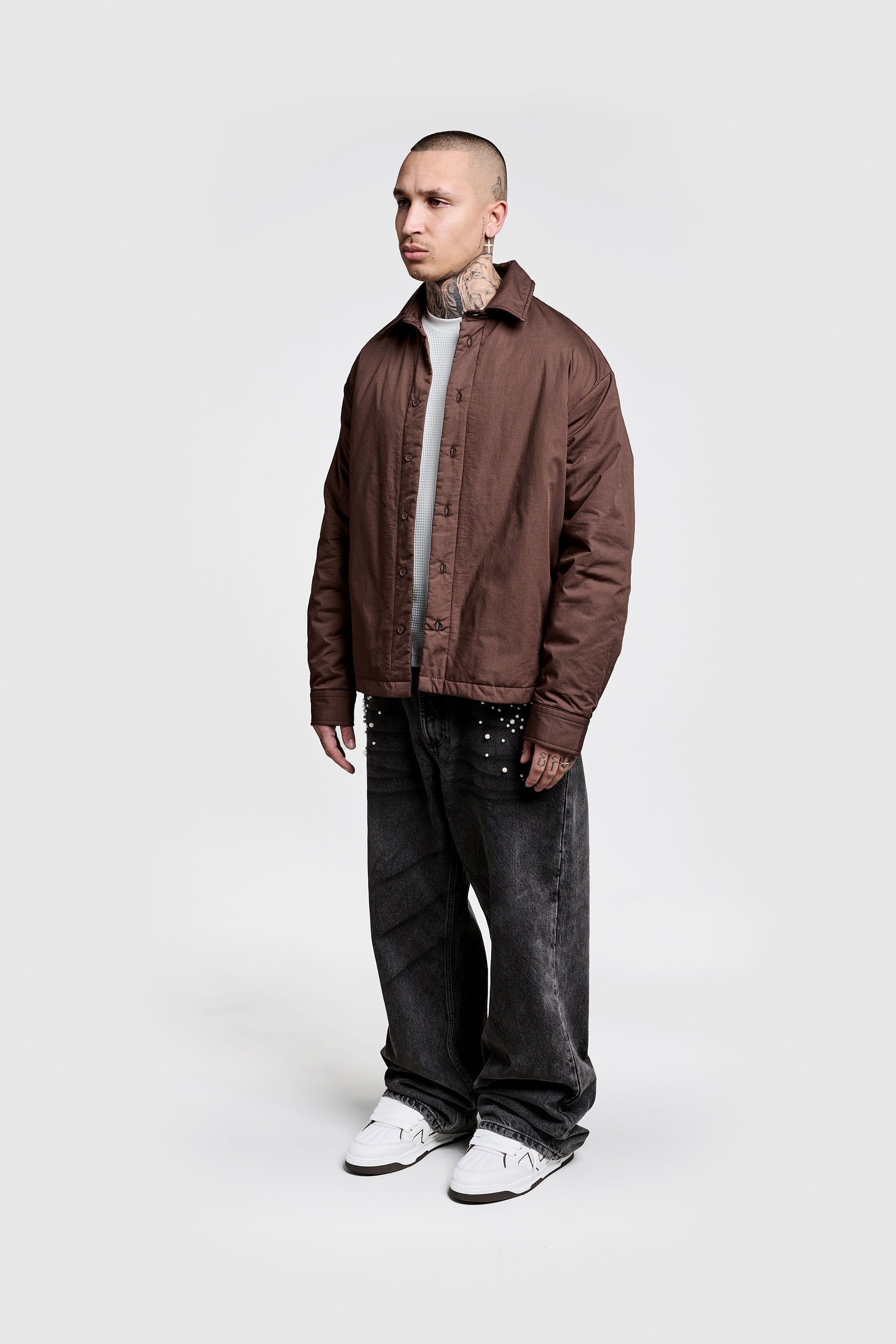 Wattiertes Überhemd